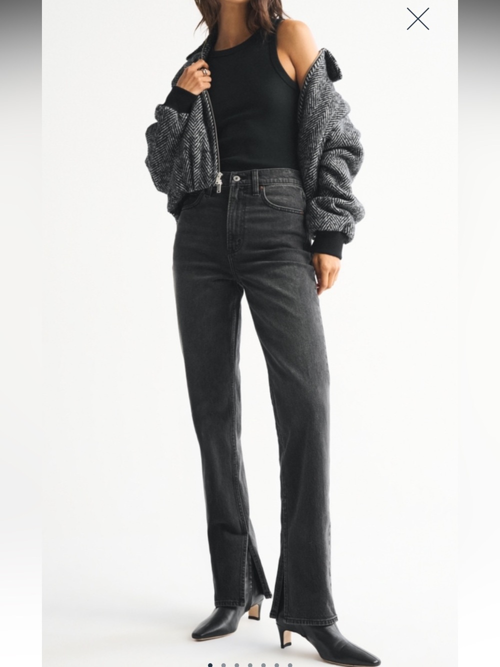 Abercrombie Ultra High Rise 90s Straight Jean